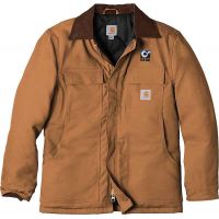 20-CTC003, Small, Carhartt Brown, Left Chest, Cla-Val - Waterworks.